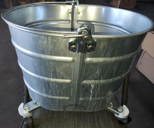Impact Metal Mop Bucket, 26 Quart, Steel - Used