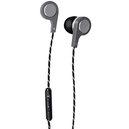Maxell 199600 Bass 13 Metallic Earbud Silver