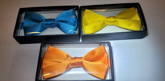 Bow Tie Combo Pack (Blue, Yellow, Orange)
