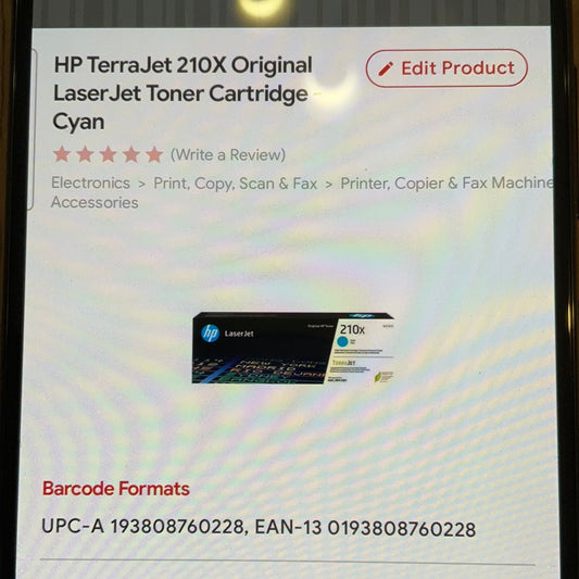 HP laser jet 210x toner