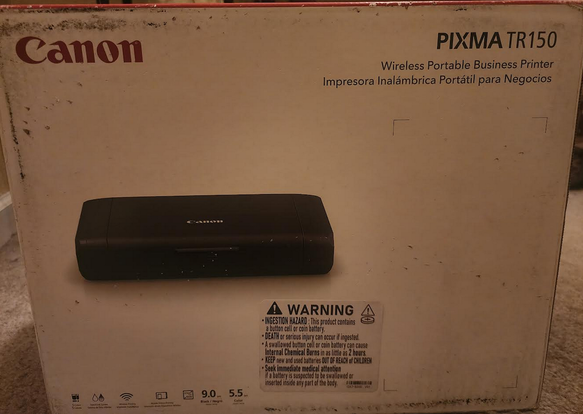 Canon PIXMA TR150 Wireless Mobile Color Printer