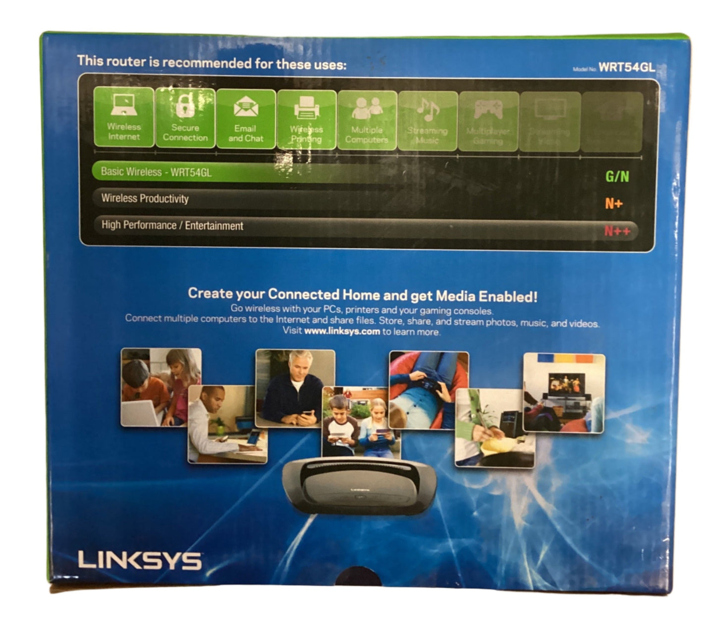 Linksys WRT54GL Wireless Router