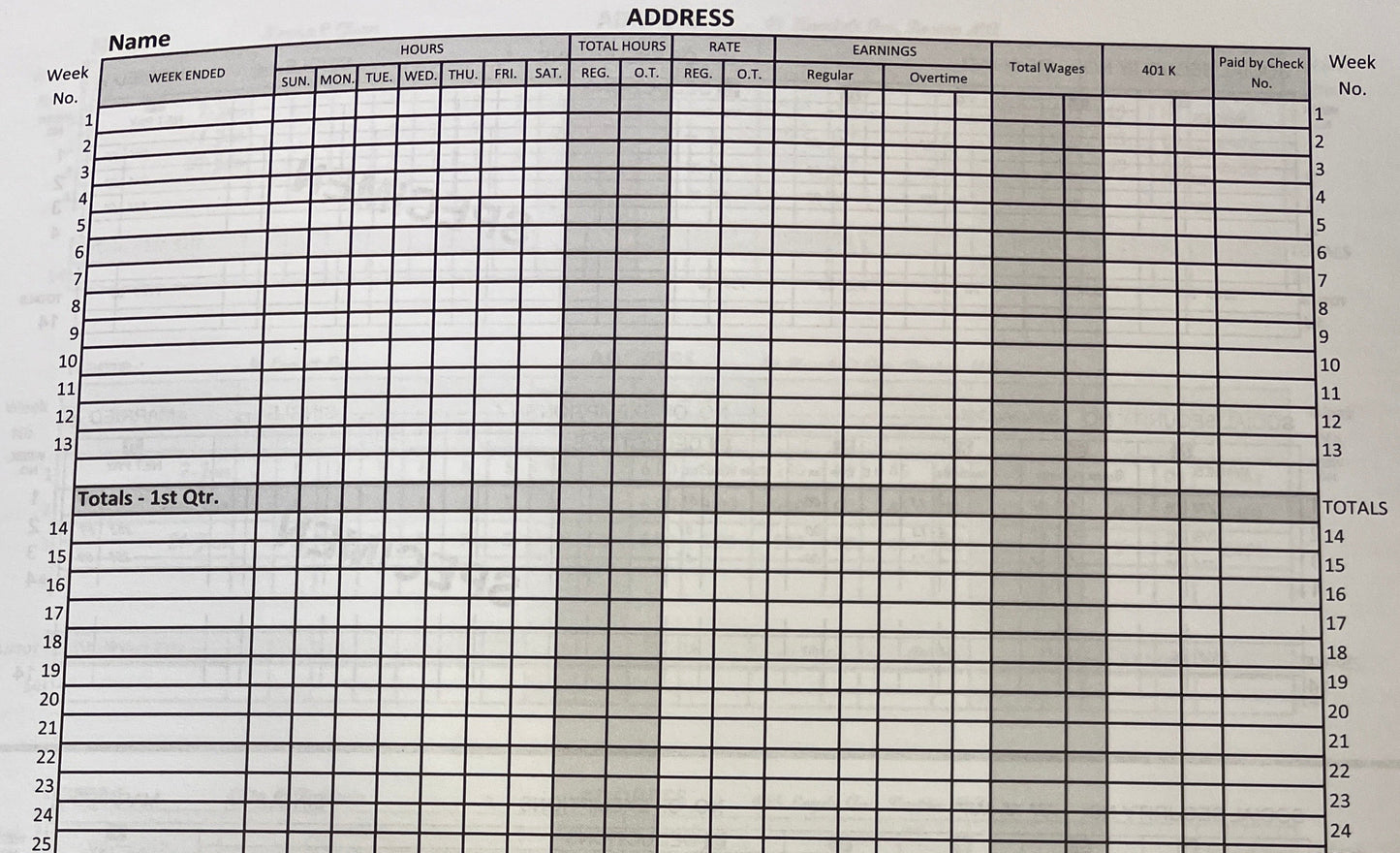 Dome Publishing Company- Inc. DOM650 Short Cut Payroll Book- 1-50 Employees- 9in.x11in.- Blue