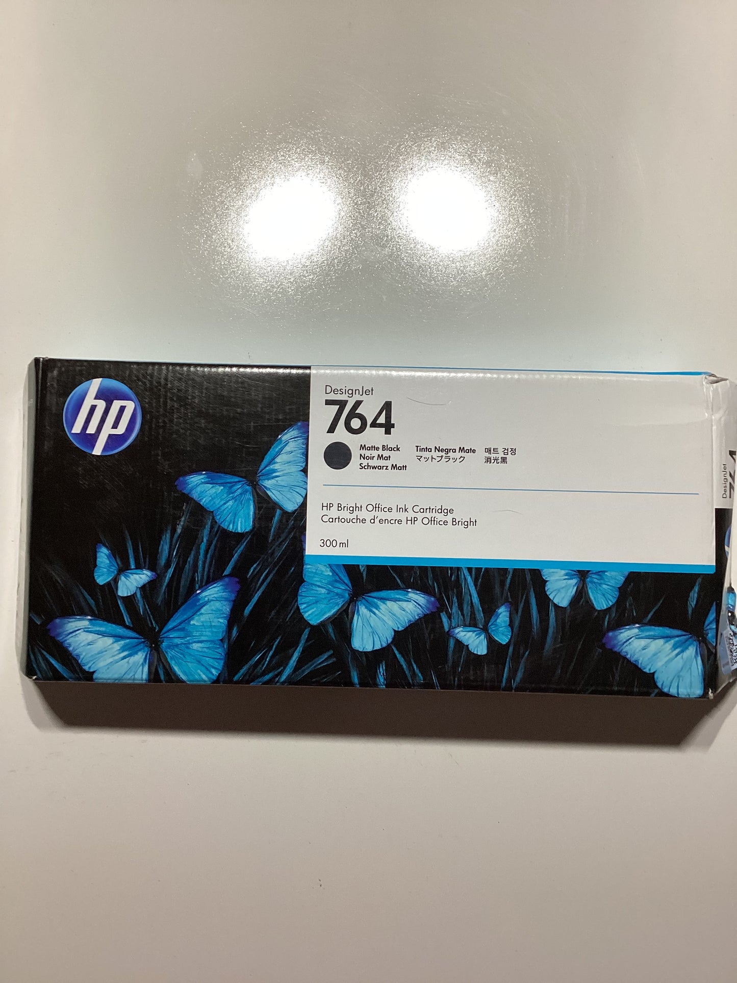 HP 764 300-ml Black DesignJet Ink Cartridge