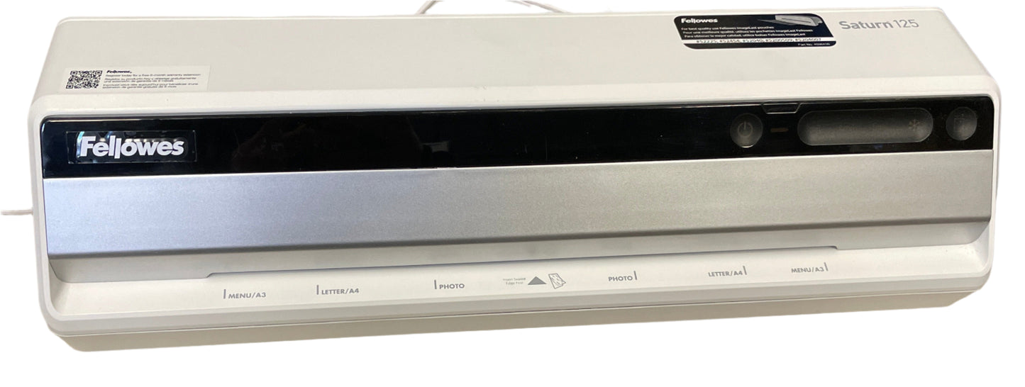 Fellowes 5736601 Saturn 3i 125 Laminator, 12.50' Lamination Width - 5 Mil Lamination Thickness