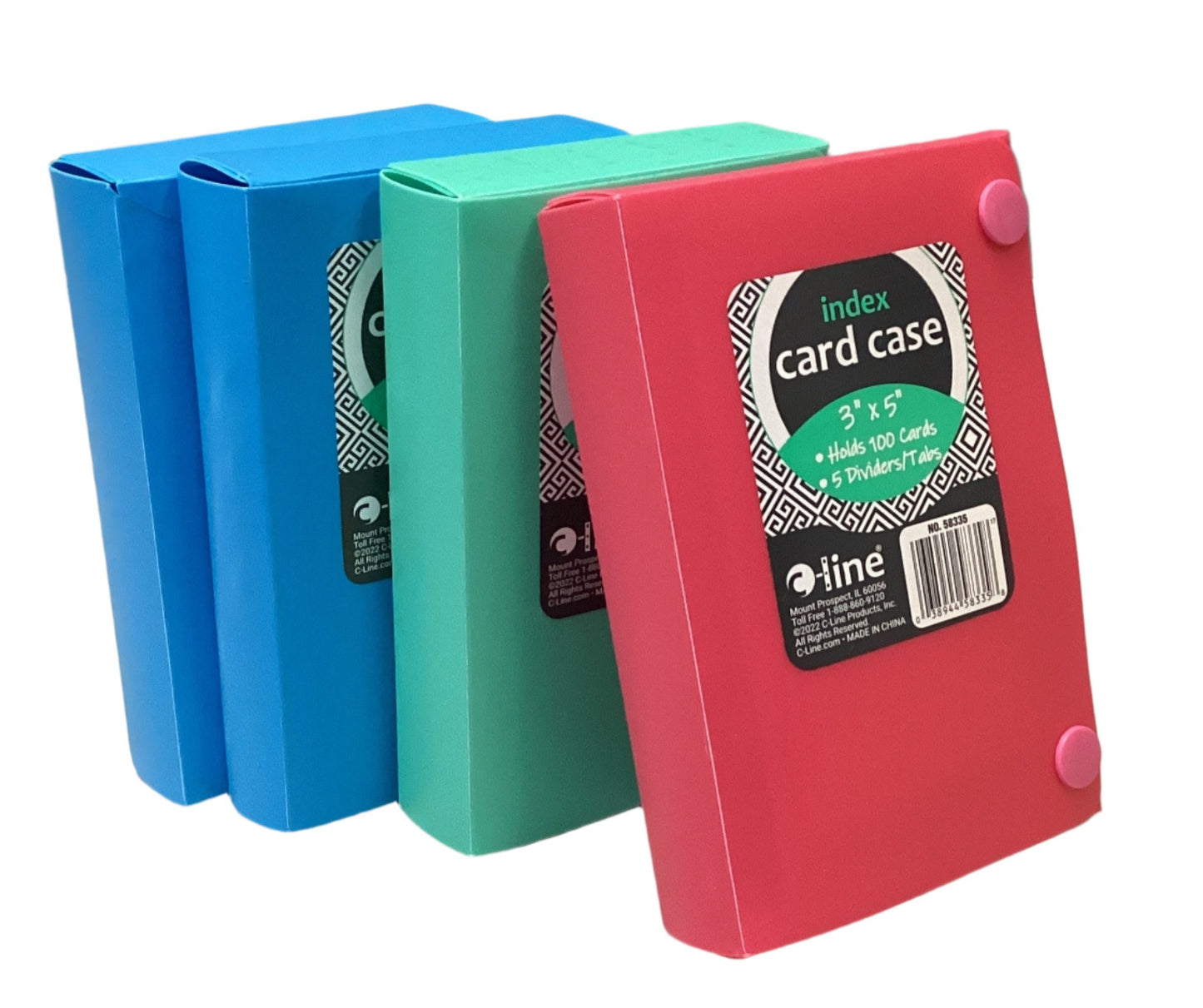 C-Line Index Card Case