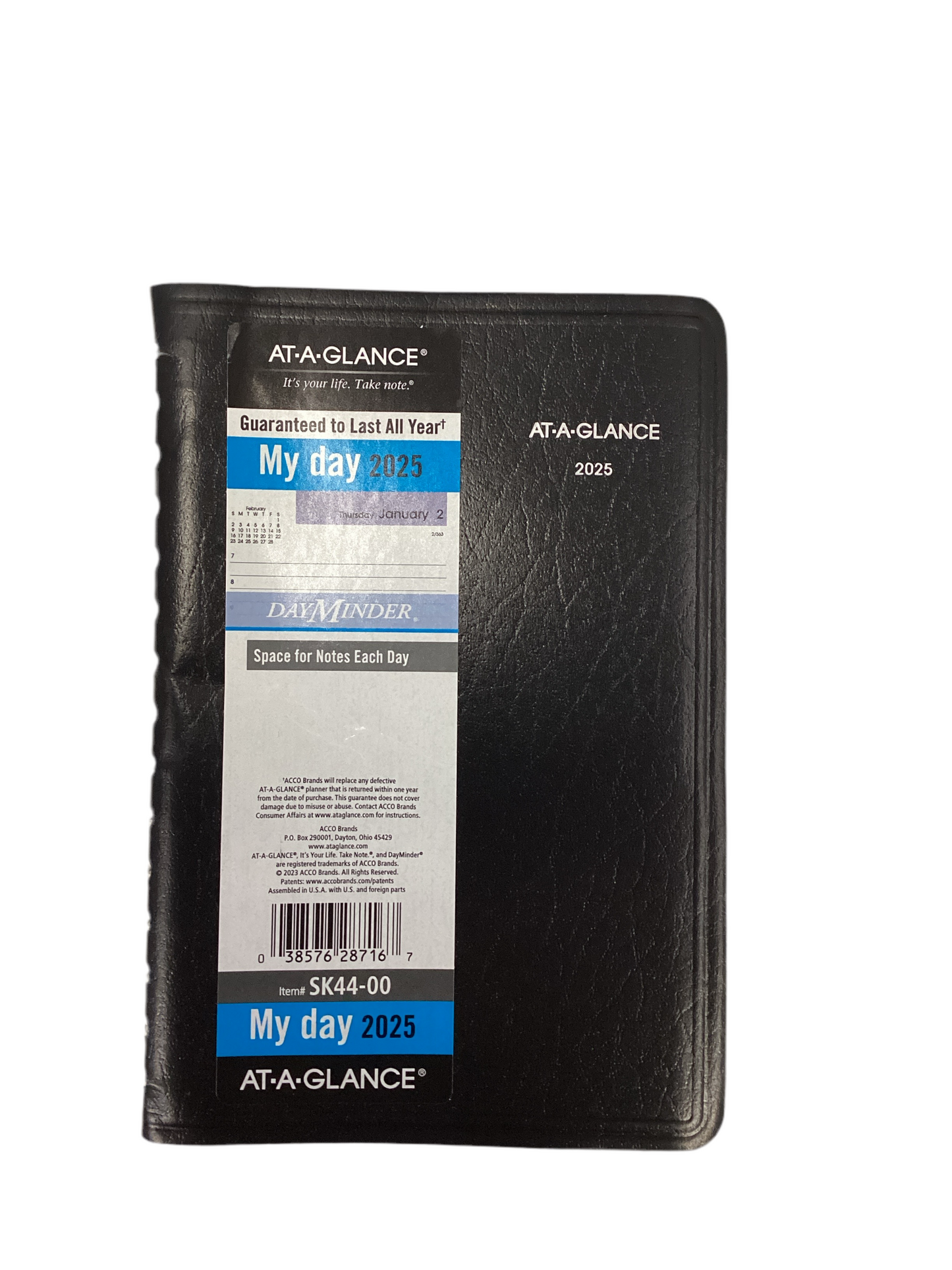 2025 at-a-glance; DayMinder Daily Appointment Book Planner, 5x8