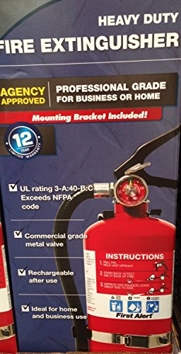 First Alert Heavy Duty Fire Extinguisher (FE3A40GR)