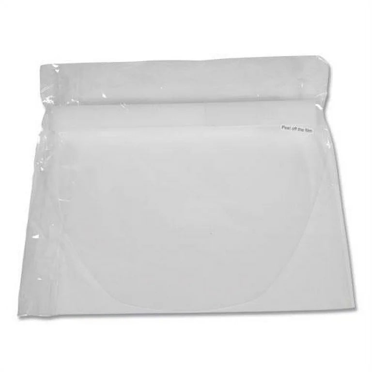 Deflecto PFMD100F 13 in. X 10 in. Disposable Face Shield - Clear (100/Carton)