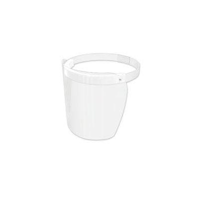 Deflecto PFMD100F 13 in. X 10 in. Disposable Face Shield - Clear (100/Carton)