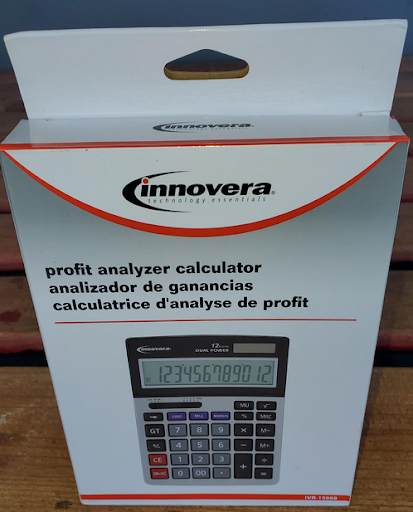 15968 Profit Analyzer Calculator, 12-Digit LCD