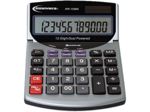 15968 Profit Analyzer Calculator, 12-Digit LCD
