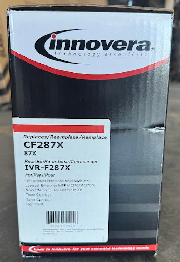 Innovera Remanufactured Black High‑Yield Toner (Replacement for 87X / CF287X)
