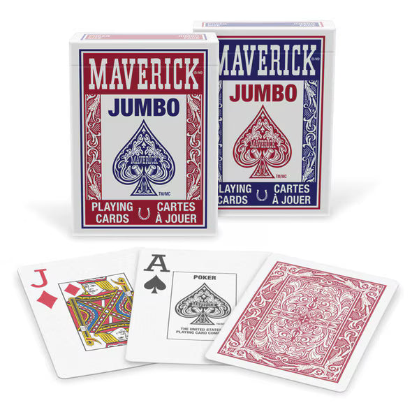 Maverick Jumbo Index Playing Cards.