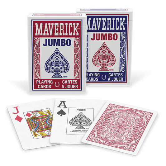 Maverick Jumbo Index Playing Cards.