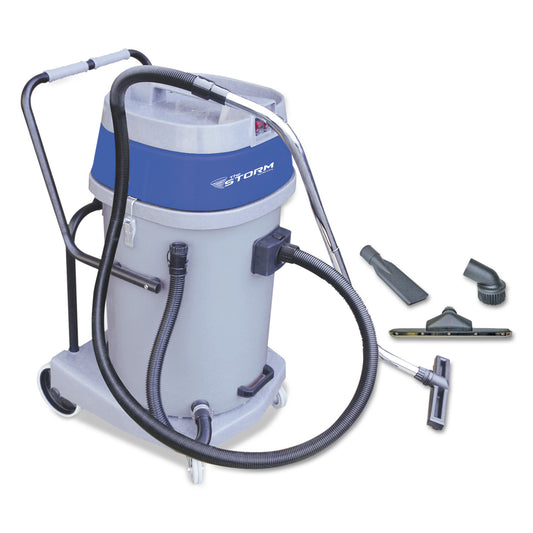 Mercury Floor Machines MFMWVP-20 Storm Wet/dry Tank Vacuum with Tools 20 Gal Capacity Gray - Local Pickup Only