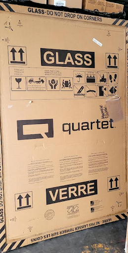 Quartet Infinity Tempered Glass Unframed Non-Magnetic Dry-Erase Whiteboard, 72" X 48", Frosted