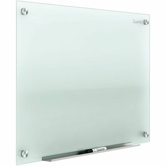 Quartet Infinity Tempered Glass Unframed Non-Magnetic Dry-Erase Whiteboard, 72" X 48", Frosted