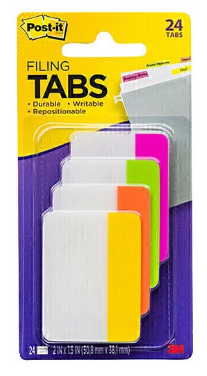 Post-It Filing Tabs