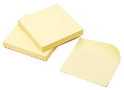 Highland Sticky Notes 3 x 3 Inches Yellow