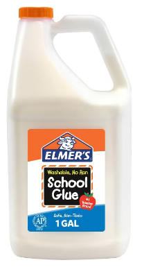 Elmer's, WASHABLE SCHOOL GLUE, 1 GAL, DRIES CLEAR