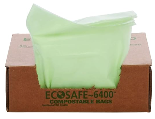 Stout 13 Gal Trash Bags/ 45 bags; 3pk Green.