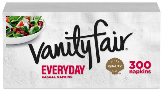 Vanity Fair Vanity Fair Everyday Dinner Napkins, 2-ply, White, 300/pack ( GPC3550314 )