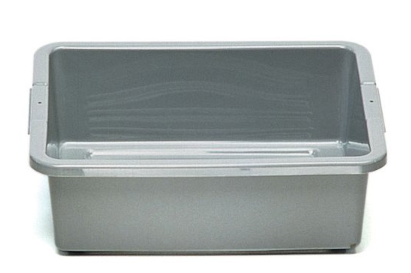 Rubbermaid Commercial Bus/utility Box, 17.3" X 7" X 21.5", Gray ( RCP335192GRAY )