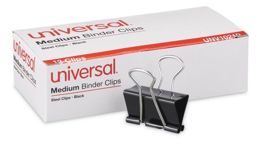 Universal Binder Clip (Box of 12)