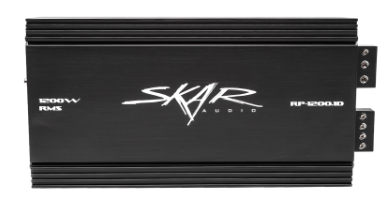 Skar Audio RP-1200.1D Monoblock 1200-Watt Class D MOSFET Subwoofer Amplifier