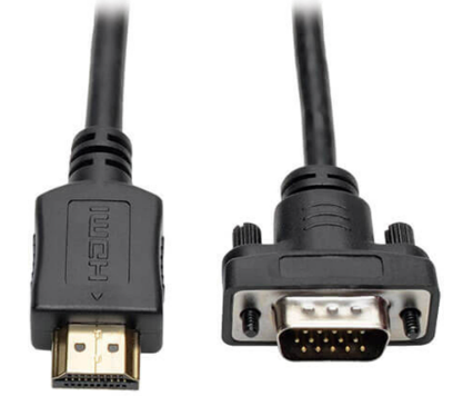 Tripp Lite HDMI to VGA Active Converter Cable HDMI to Low-Profile HD15 (M/M) 1920 X 1200/1080p @ 60 Hz 15 Ft.