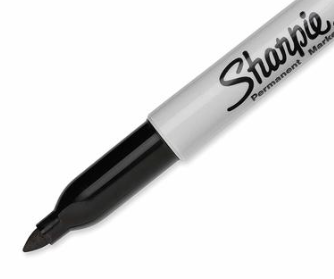 Sharpie Fine Tip Permanent Markers, Black, 5 Pack Black