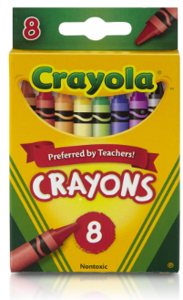 Crayola Crayons 8 Colors, 6 Pack