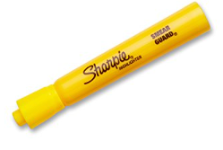 Sharpie Tank Highlighter, Chisel Tip, Yellow