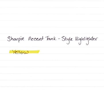 Sharpie Tank Highlighter, Chisel Tip, Yellow