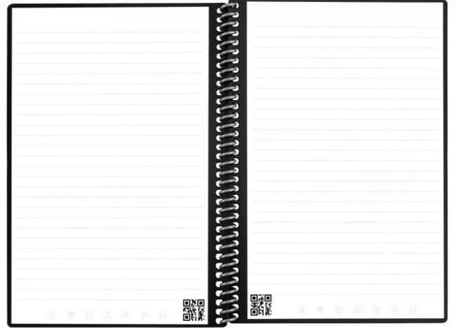 Rocketbook Fusion Digital Reusable Spiral Notebook Gray Executive Size Eco-Friendly (6 X 8.8 )