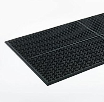 Safety Mat, Black, 36" W X 60" L, 3/4" Thick