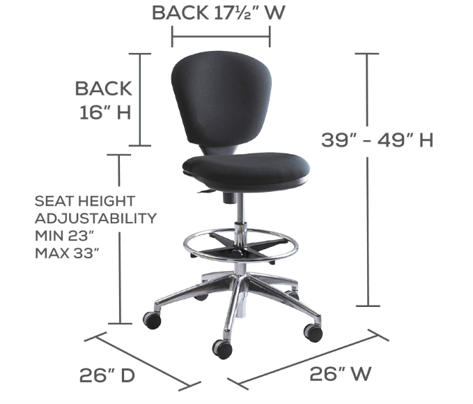 SAFECO Metro Extended Height Chair