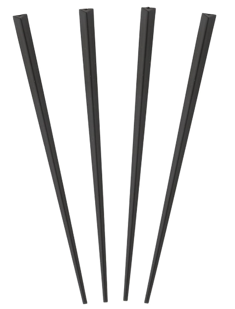 Royal Paper Products Prism Garnish Picks 4 Black Pack of 100 Picks