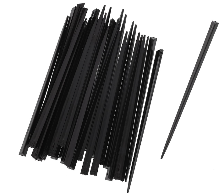 Royal Paper Products Prism Garnish Picks 4 Black Pack of 100 Picks