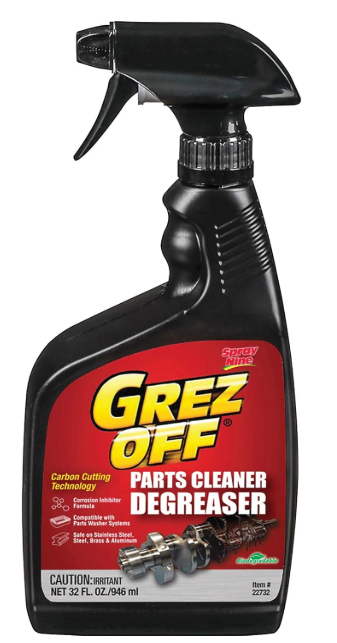 ITW Permatex Grez-Off Heavy Duty Degreaser, Clear (Bulk, 12/box)