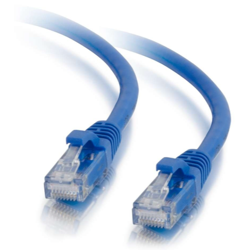 1ft Cat5e Unshielded Utp Ethernet Network Patch Cable - Blue