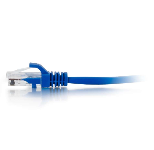 1ft Cat5e Unshielded Utp Ethernet Network Patch Cable - Blue