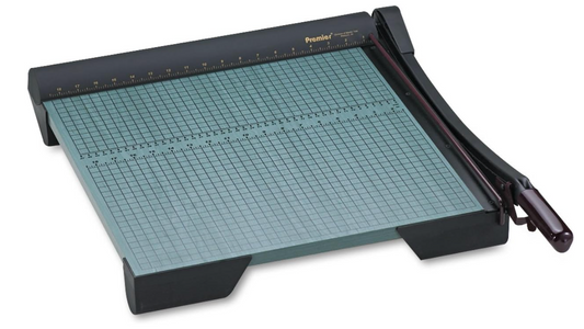 Premier W18 The Original Green Paper Trimmer, 20 Sheets, Wood Base, 19 1/8-Inch x 21 1/8-Inch