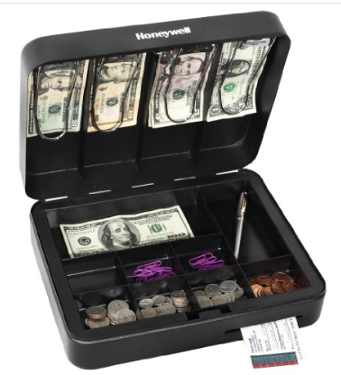 Honeywell 6113 Deluxe Steel Cash Box