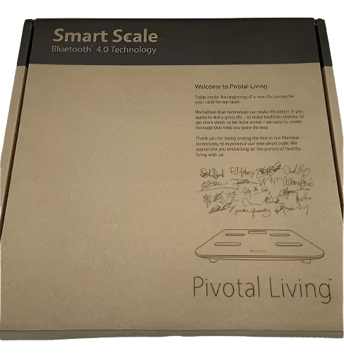 Pivotal Living Bluetooth Smart Scale, White