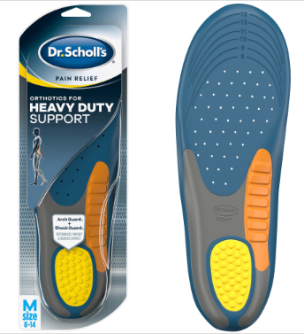 Dr. Scholl's Heavy Duty Support Insoles for Men - 1pair - Size (8-14)