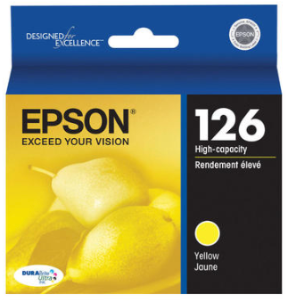 Epson T126 Yellow High Yield Ink Cartridge (T126420)