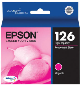 Epson T126 Magenta High Yield Ink Cartridge (T126320)