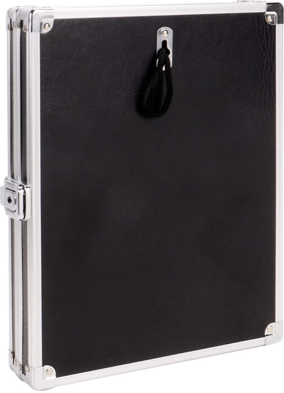 Vaultz Locking Storage Clipboard for Letter Size Sheets, Key Lock, Black (VZ00151)